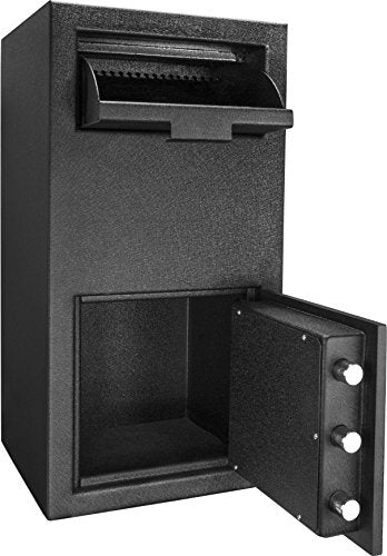 Winbest Steel Depository Safe Digital Keypad Front Load Mail Cash Vault Drop Box Slot (Large)