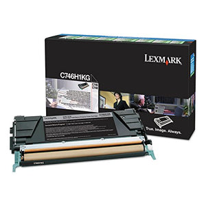 LEXC746H1KG - Lexmark C746, C748 Black High Yield Return Program Toner Cartridge