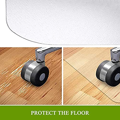 HAIZON Hard-Floor Chair Mat for Home Office, Wooden Floor Protector, Multiple Sizes
