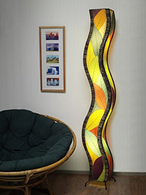 Eangee Home Designs 457 XL M Wave Floor Lamp