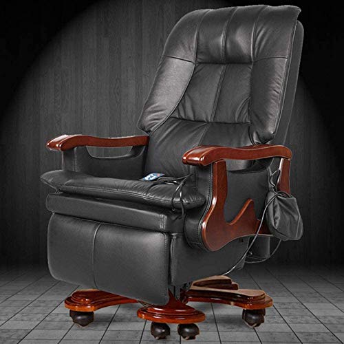 QHH Electric Massage Leather Executive Office Chair