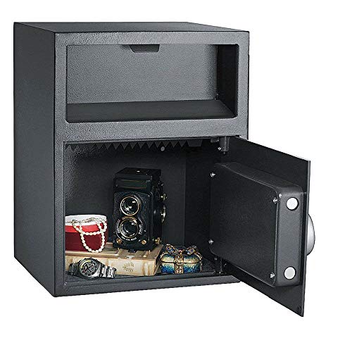 New Digital Safe Box Depository Drop Deposit Front Load Cash Vault Lock
