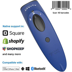 SocketScan S730, 1D Laser Barcode Scanner, Blue, Model:CX3361-1683
