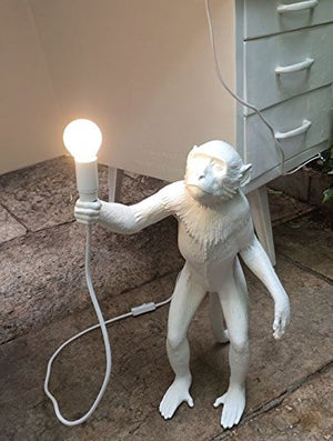 Seletti Monkey Lamp - Standing White