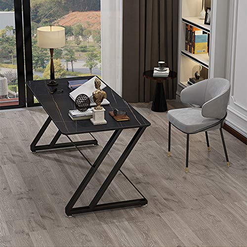Modern Rock Office Workbench, Home Computer Desk Wear-Resistant, Writing Desk, High Temperature Resistant, Game Table, Suitable for Company Meetings, Home Decoration
