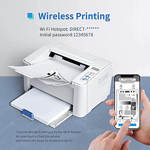 Laser Wireless Printer Black and White Mobile Printing-Pantum P2502W, Pantum PB-211EV Toner Cartridge Standard Yield 1500 Pages