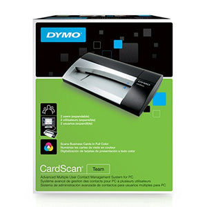 DYMO CardScan v9 Team Multiple User Contact Management System for PC (1760687)