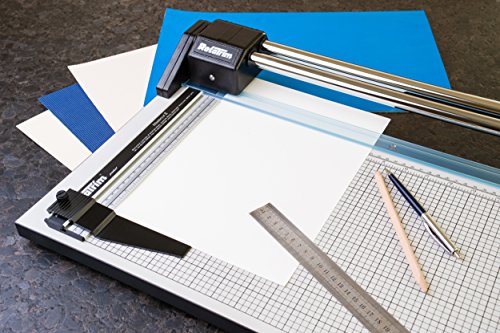 Rotatrim RC 24-Inch Cut Professional Paper Cutter/ Trimmer (RCM24) Precision Rotary Trimmer with Self-Sharpening Precision Steel Blades & Twin Chrome Steel Guide Rails