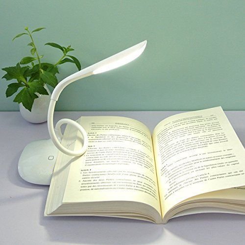 E-Bro®LED Minimalism Cordless Eye Protection LED Reading Light/Desk Lamp for Reading, Bedroom, College Dorm (Standard)