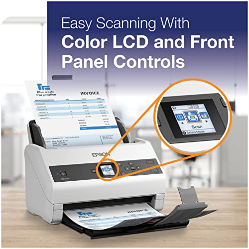 Epson Workforce DS-970 Sheetfed Scanner - 600 dpi Optical, White