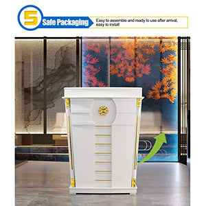 MObyat Lectern Podium Stand with Storage Shelf