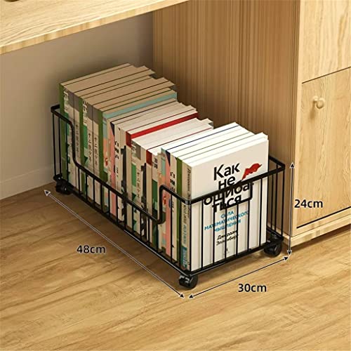 TEmkin Small Bookshelf with Wheels