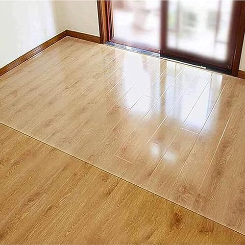 HOBBOY Clear Vinyl Runner Rug for Hard Floors, 1.5mm Thick, Waterproof - 60/80/100/120/140cm Wide