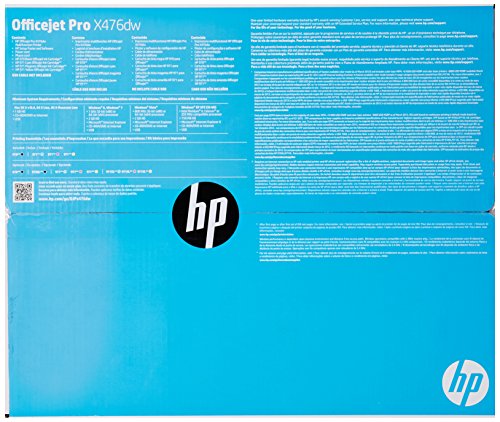 HP OfficeJet Pro X476dw Office Printer with Wireless Network Printing, Remote Fleet Management & Fast Printing, HP Instant Ink or Amazon Dash Replenishment Ready (CN461A)