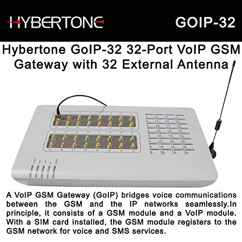 Quad Band 32xGSM SIM Gateway--GoIP-32 SIP IP Phone Adapter-32 channels External antenna