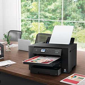 Epson Workforce Pro WF-7310 Wide-Format Printer, Wireless, Auto 2-Sided Printing, 500-sheet Capacity (Renewed)