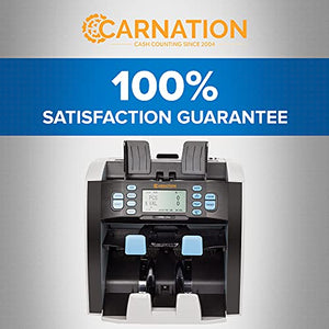 CARNATION Mixed Denomination Bill Money Value Counter and Sorter CR1500 Bank Grade Currency Sorting 2 Year Warranty Serial Number Recognition PC Connectivity and Printing Enabled