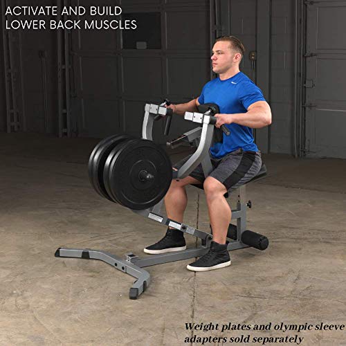 Body-Solid GSRM40 Adjustable Seated Row Machine for LAT and Back Workouts, Commercial and Home Gym Equipment