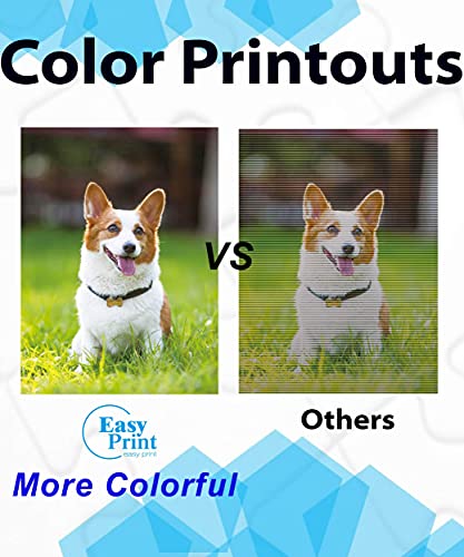 EASYPRINT Compatible 645A (C9730A C9731A C9732A C9733A) Toner Cartridges Replacement for Color Laserjet 5500, 5500n, 5500dn, 5500dtn (BK/C/M/Y, Total 4-Pack)