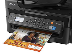 Epson Workforce ET-4500 EcoTank Wireless Color All-in-One Supertank Printer with Fax