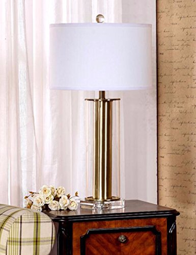 CJSHVR-The New Classic Crystal Glass and Kim Ho Lamps Modern Hotel Lobby Sample House Bedroom Living Room Bedside Lamp