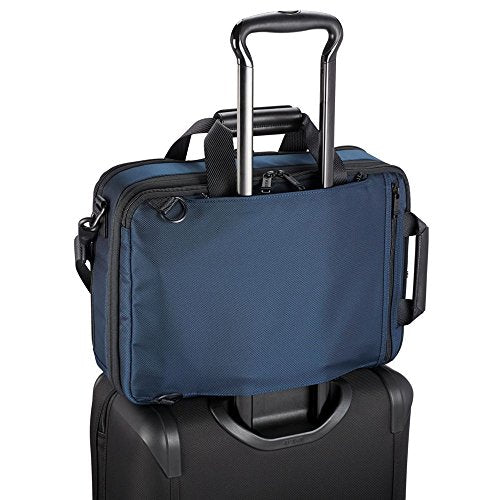 Tumi Men's Alpha Bravo Mountain 3 Way Briefcase, Navy, Blue, One Size