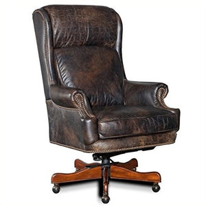 Hooker Furniture Tucker Executive Swivel Tilt Chair, Brown