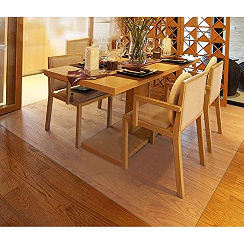 LOLILI Hard Floor Chair Mat, Non-Slip Transparent Carpet Protector - 1.5mm, 140x200cm
