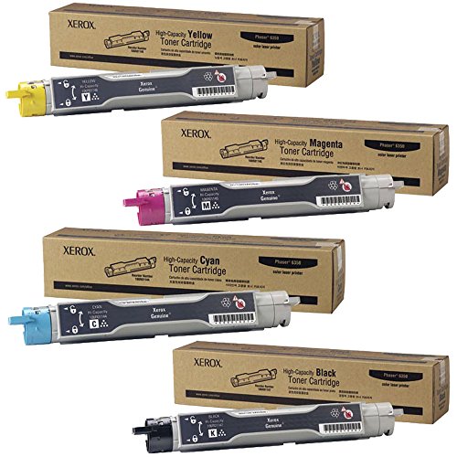 Xerox 106R01147, 106R01144, 106R01145, 106R01146 Toner Cartridge Set - Phaser 6350