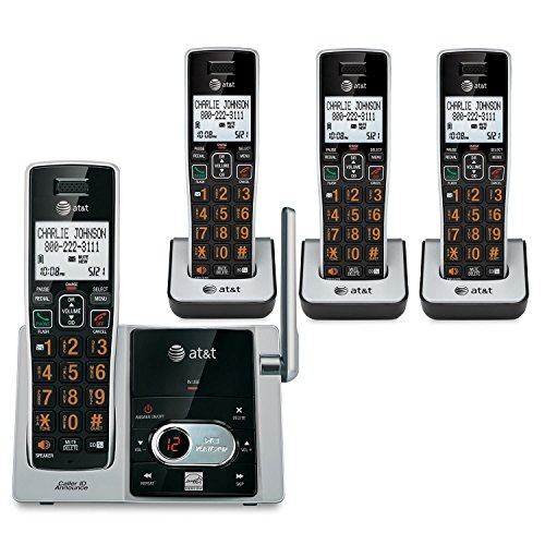 At&t CL82463 4 Handset cordless phone Answering System With Caller Id/call Waiting