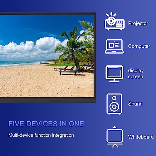 Generic 65'' Smart Digital Whiteboard, Interactive 4K UHD Touchscreen Display - Classroom & Business (Board + Stand)