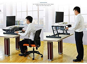 WYKDL Ergonomic Standing Desk Converter - Black