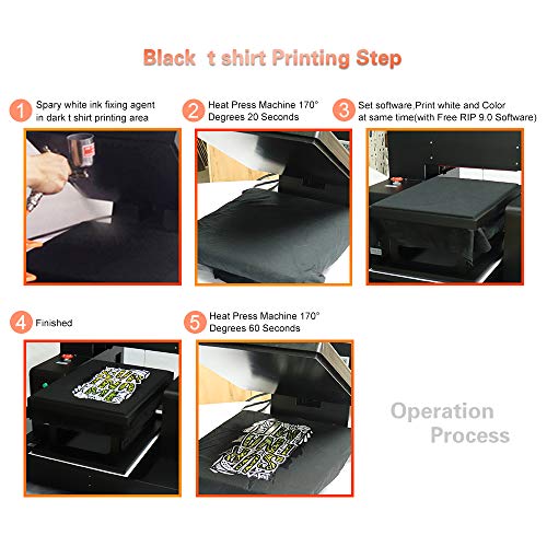 Automatic A3 Size T-Shirt Hoodies Printing Machine DTG Printer Machine for T-Shirts Hoodies Garment Onesies Pants