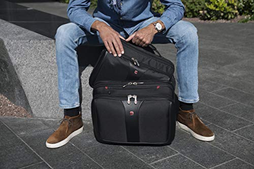 Wenger Patriot Rolling 2 Piece Business Set, Black