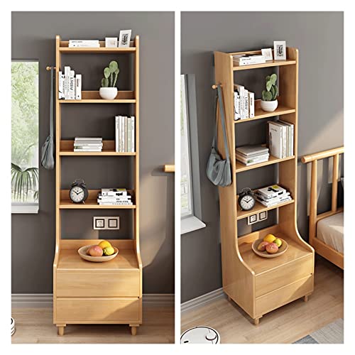 HARAY Bookshelf Bedroom Storage Cabinet Simple Bookcase (Color: A)