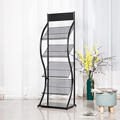 Arazi Floor-Standing Magazine Rack Metal Organizer Stand