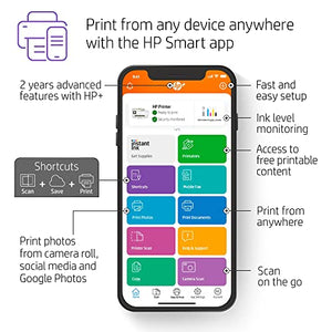 HP Envy Inspire 7955e Wireless Color All-in-One Printer with Bonus 6 Months Instant Ink with HP+ (1W2Y8A)