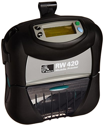 Zebra R4D-0UBA000N-00 RW 420 Direct Thermal Mobile Receipt and Label Printer, 203 DPI, With Bluetooth 2.0 Connection