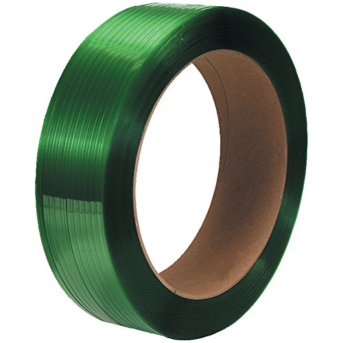 Aviditi 1/2" x 7200', 16" x 6" Core Polyester Strapping, Smooth, 1 Coil (PS5220G)