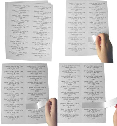 HOUSELABELS 20 Up Shipping Labels (4" x 1") for Laser and Inkjet Printers, 2,000 Sheets / 40,000 Labels