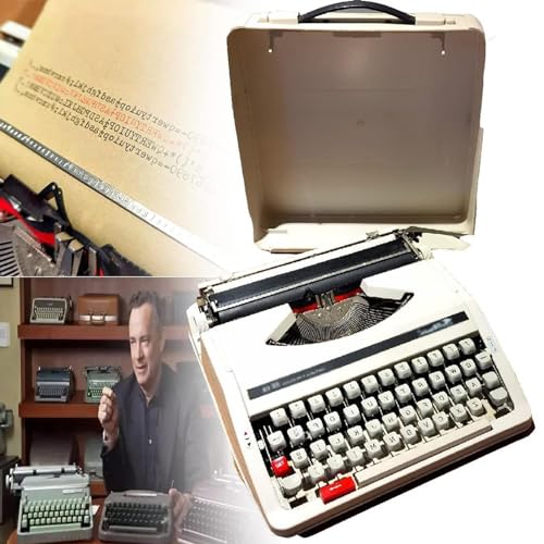 PODEC Old Fashioned Manual Typewriter with Case