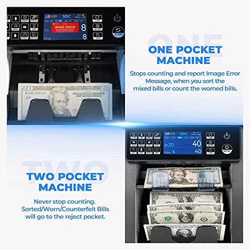 Printer and IMC08 Money Counter Machine Mixed Denomination