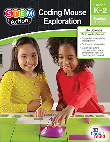 hand2mind STEM in Action, Coding Robot Mouse Classroom Set, Learning Activities Exploring Basic Needs of Animal As Students Code & Program, Life Science Lesson, STEM.org Authenticated