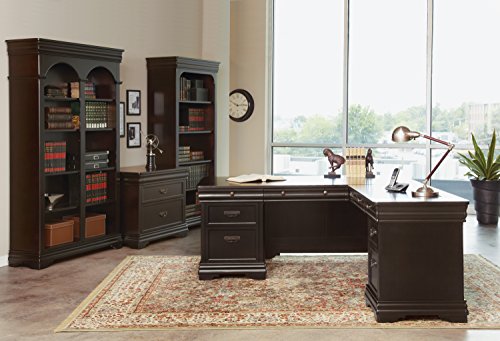 Martin Furniture Beaumont Double Open Bookcase - Fully Assembled