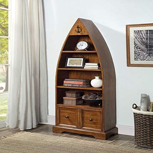Lamps Per Se' Cherry Boat Bookcase