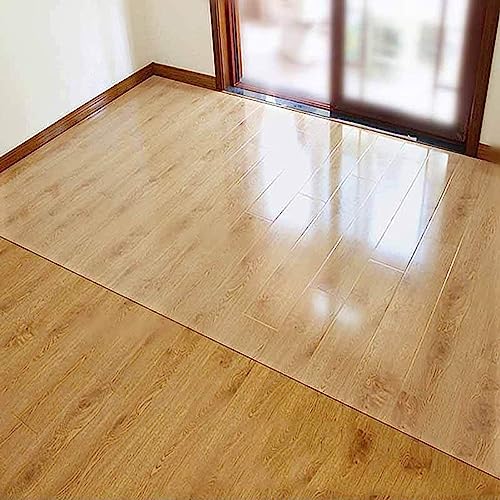 PHONME Clear Office Chair Mat for Carpets - Transparent HD Protector Mat 1.5mm Thick - Premium Quality Floor Mat (140 * 200cm)