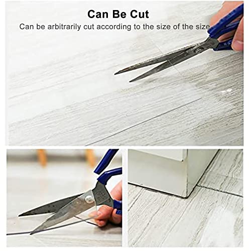 JYDQM Clear Vinyl Plastic Floor Runner Protector Pad - Anti-Slip Waterproof Eco-Friendly Mat (1.5x7m)