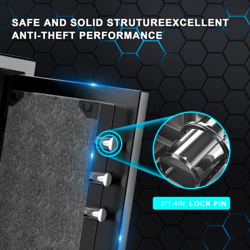LIONSEN Fireproof Security 1.02 Cubic Feet Safe,Digital Keypad Fireproof Lock Box Home Safe for Hotel Office Money Cash Jewelry, 15.7''x 14.17''x13.7''