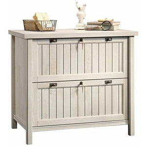 Pemberly Row 2 Drawer Wood Lateral Letter/Legal File Cabinet in Chalked Chestnut