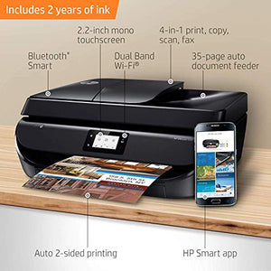 HP OfficeJet 5260 Wireless All-in-One Printer – includes 2 Years of Ink Delivered to Your Door, Works with Alexa (Z4B13A)